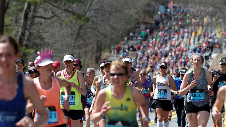 First woman to run Boston Marathon does it again 50 years later (VIDEO)