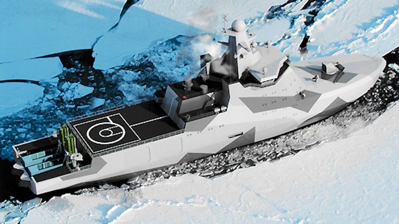 Russia lays down icebreaker patrol boat to bolster Navy’s Arctic presence (VIDEO)