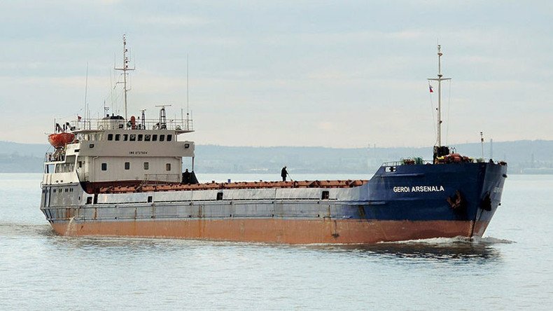 Cargo ship with 12 crewmembers sinks in Black Sea, rescue operation under way