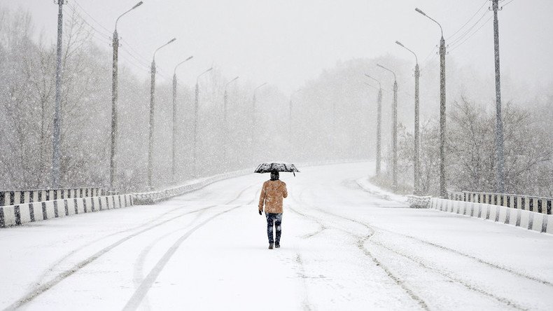 ‘April, you are so winter’: Blizzards won’t let up in Russia, E. Europe (PHOTOS)