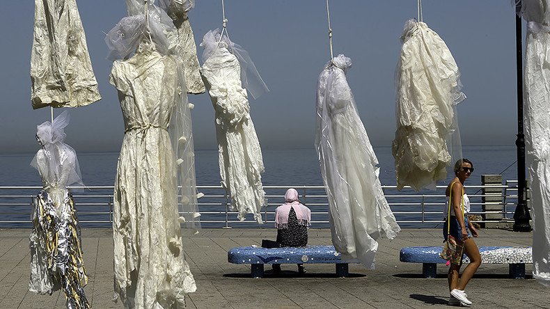 ‘Wedding dress doesn’t cover the rape’: Activists campaign against Lebanese ‘rape law’