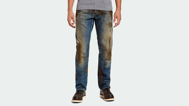 Nordstrom selling ‘rugged Americana’ mud-stained jeans for $425