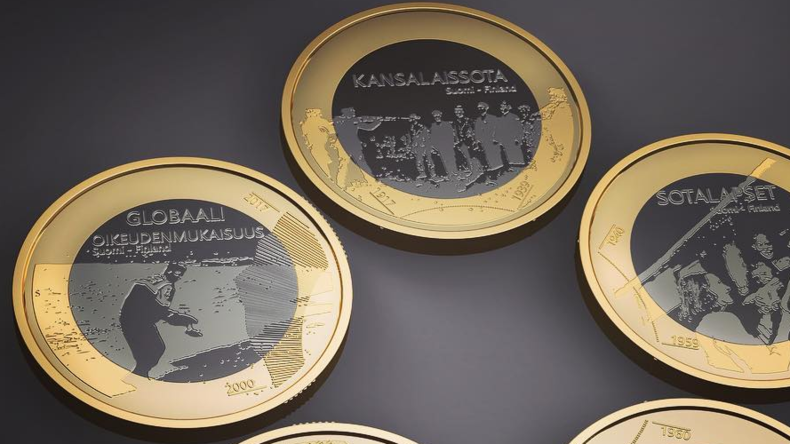 Finland withdraws ‘tasteless’ collector coins depicting civil war execution & drowned refugee kid