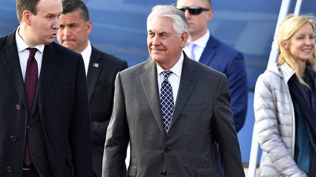 Tillerson visits Moscow as tensions spike after US strike on Syria base