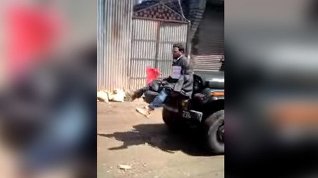 Indian Army accused of using Kashmir man as human shield (VIDEO)
