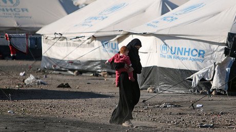 UN 'deeply concerned' over safety of 400,000 civilians fleeing US-led coalition airstrikes in Raqqa
