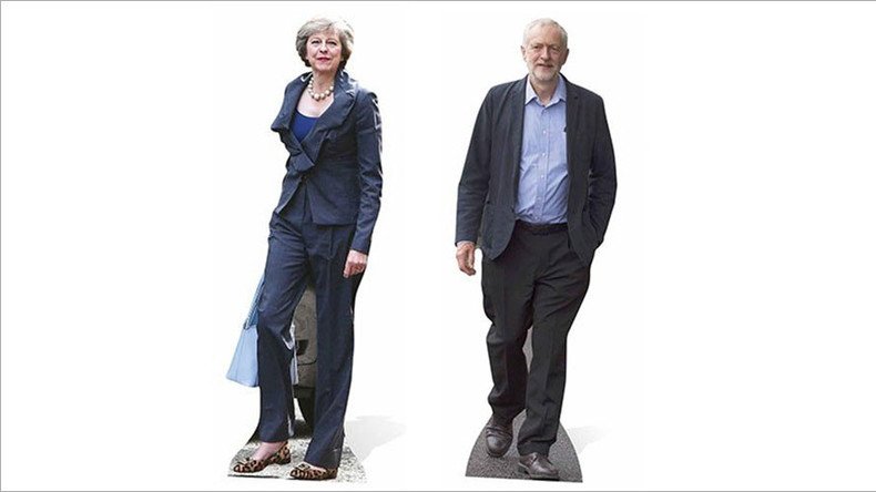 Cutting remarks: Cardboard effigies of May & Corbyn face off in Amazon product review threads