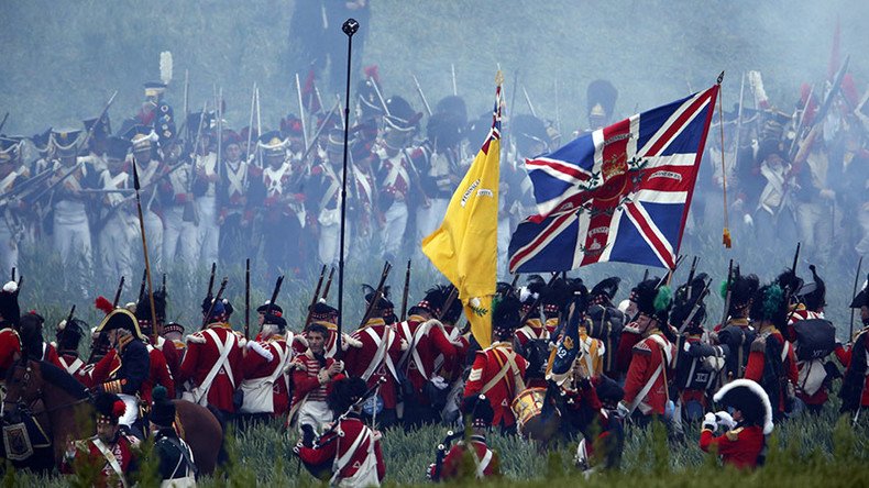 Union Jack flown at Battle of Waterloo found in shoebox