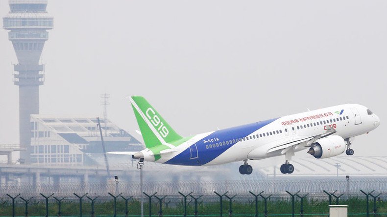 1st large Chinese-made passenger jet C919 takes flight, seeks to rival Boeing & Airbus