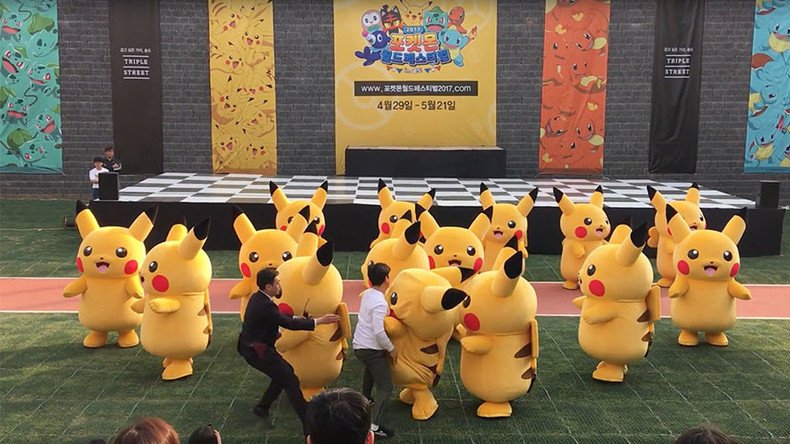 Dancing Pikachu dragged off stage after routine goes awry at Pokemon festival (VIDEO)