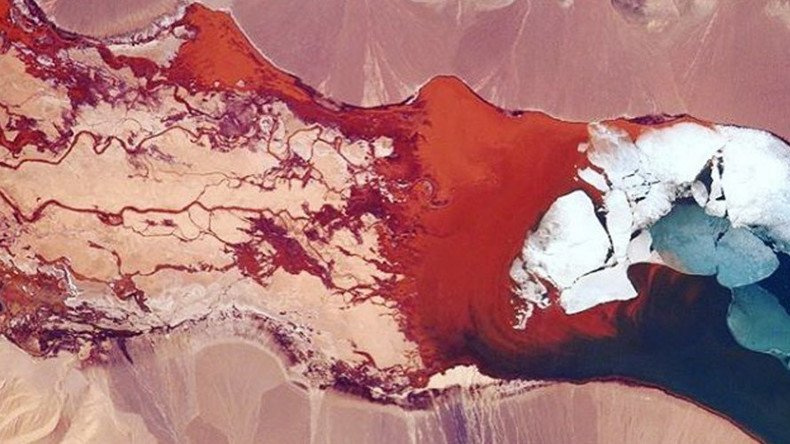 ISS astronaut captures kaleidoscopic image of Himalayan lake (PHOTOS)