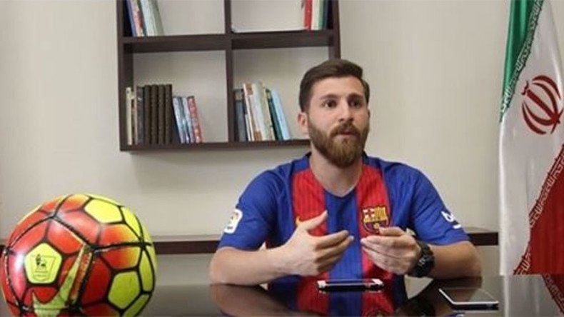 ‘Iranian Messi’ lookalike taken in by police for his own protection