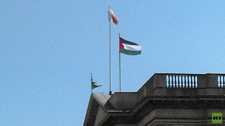 Palestinian flag flies over Dublin's City Hall in ‘gesture of solidarity’