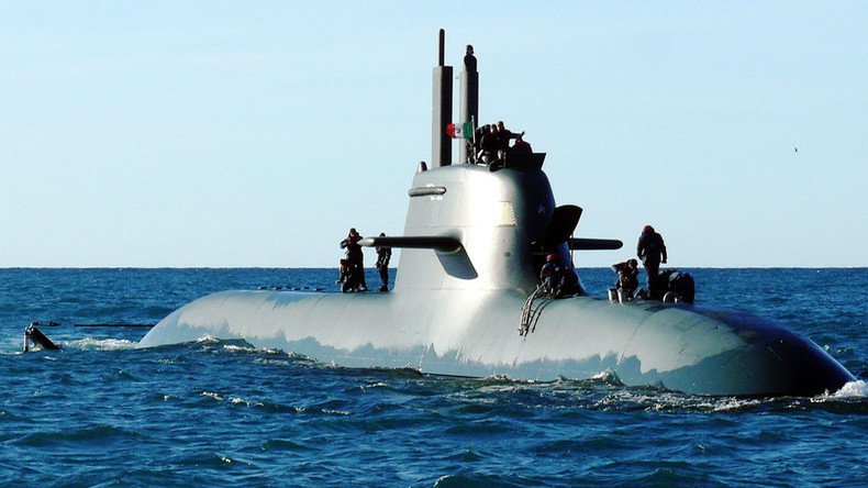 Italian submarine collides with cargo ship off Calabria coast - navy