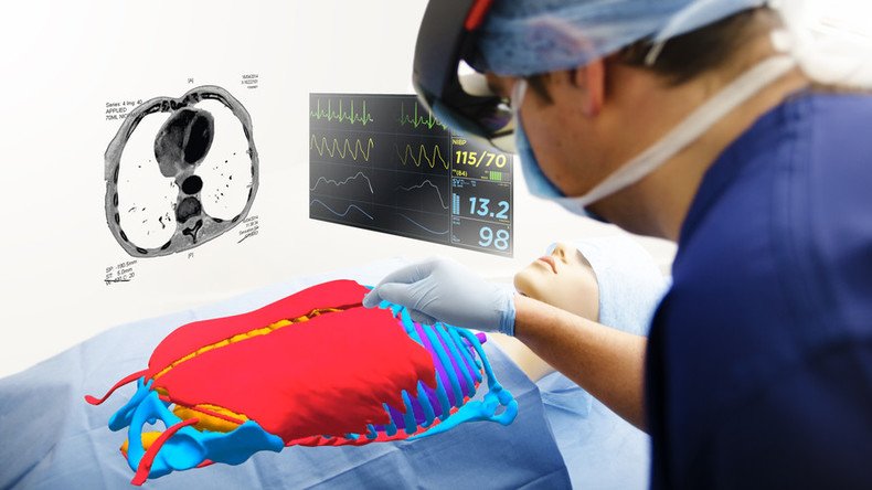 ’X-ray vision' surgeries could become reality with Microsoft's HoloLens headset