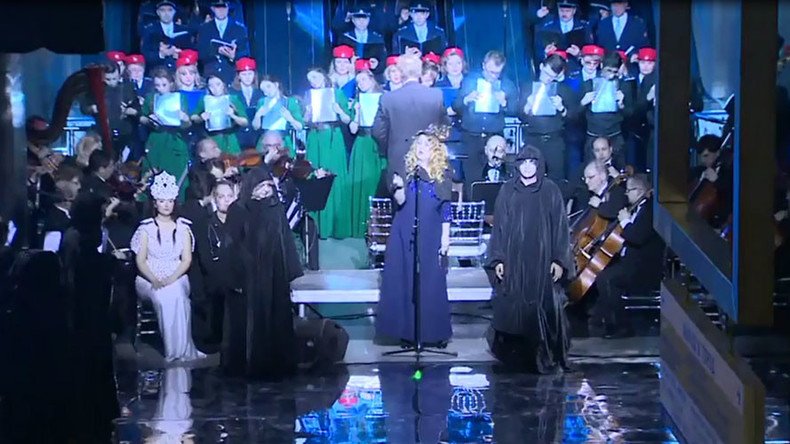‘Middle-earth’ on the Metro: Moscow station hosts Elvish-language opera (VIDEO)