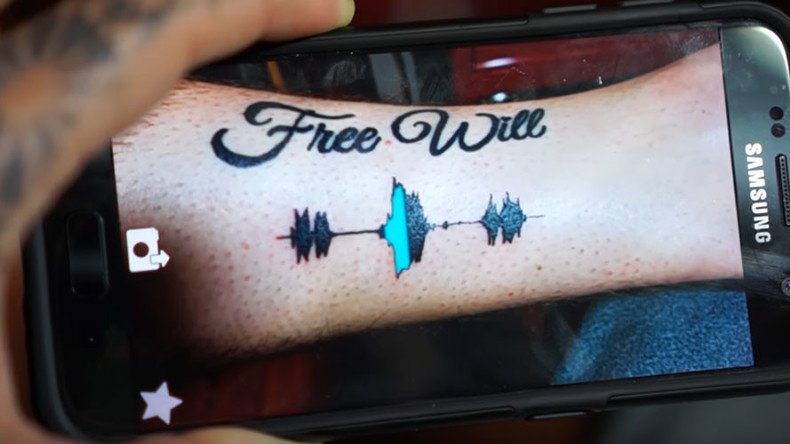 Artist develops ‘soundwave’ tattoos to immortalize voices of nearest & dearest