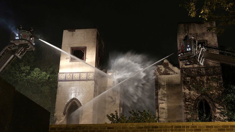 Fire that destroyed historic New York synagogue ‘suspicious’ – police