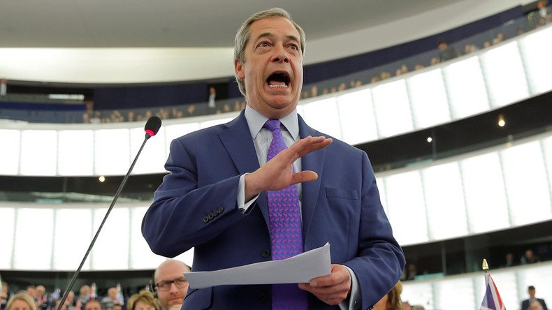 Farage calls Juncker ‘bloody rude’ and ‘a bully’ for criticizing Theresa May (VIDEO)