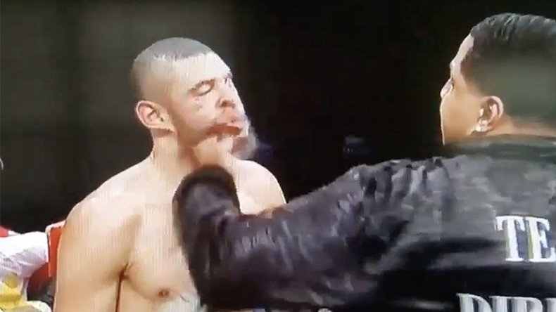 Boxer’s uncle lands sickening sucker punch on opponent after illegal KO disqualification (VIDEO)