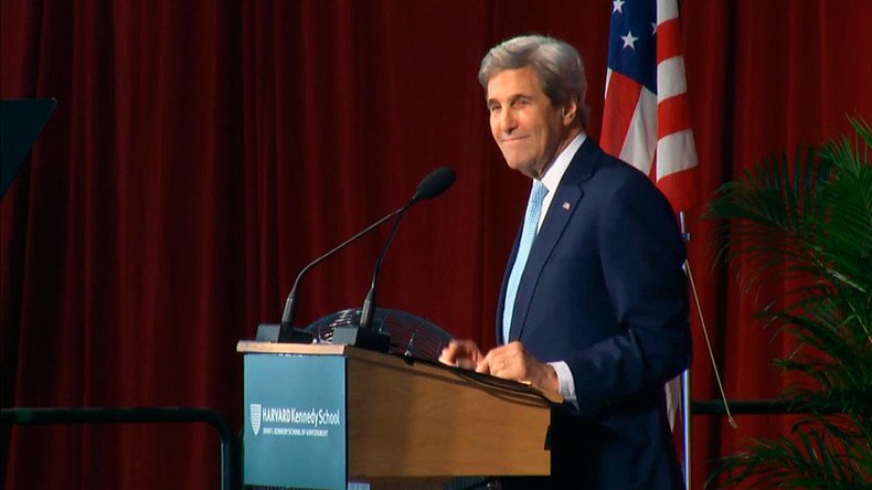 ‘Buy Rosetta Stone & learn Russian’: John Kerry bashes Trump at Harvard commencement
