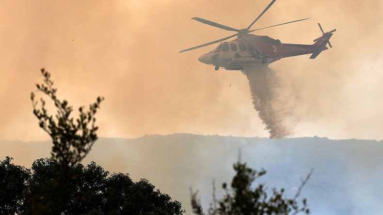 150 firefighters battle to douse LA blaze (PHOTOS, VIDEOS)