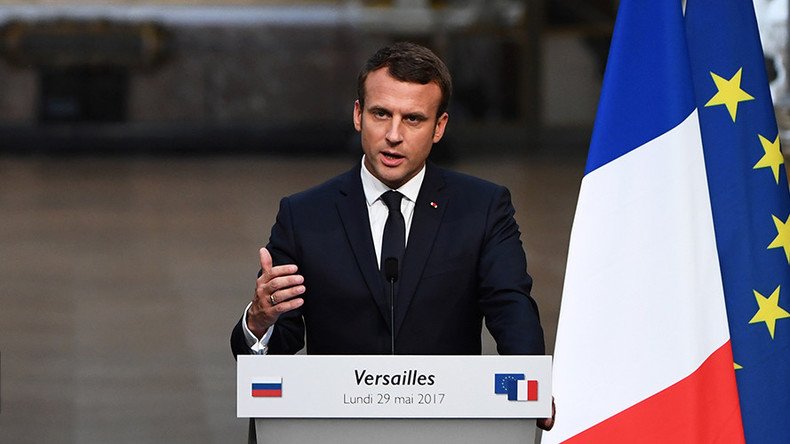 Macron accuses RT and Sputnik of ‘behaving like deceitful propaganda’