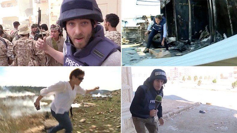 Braving bombs, bullets & tear gas – but still not ‘real’ journalists for Macron (VIDEOS)