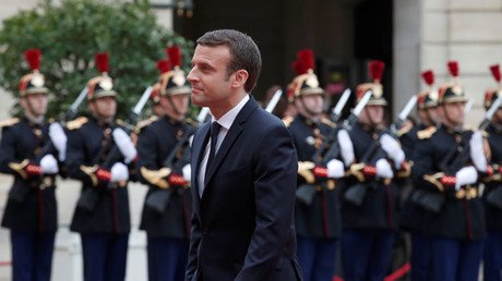 Emmanuel Macron takes office as French president