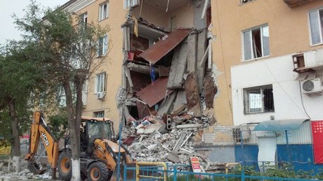 At least 2 dead in gas blast & partial building collapse in Russia (VIDEOS)