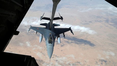 US-led airstrikes on Syrian forces hit tank & construction equipment, casualties likely