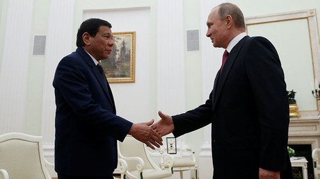 ‘We need modern weapons’: Duterte meets Putin, cuts trip short over Philippines terrorist crisis