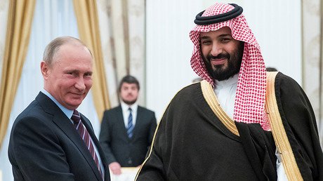 Putin meets Saudi Prince after oil production cuts deal extension