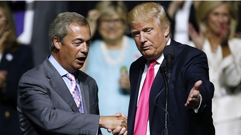 ‘Fake news!’ Farage laughs off claim he’s a ‘person of interest’ in FBI’s Russia-Trump probe