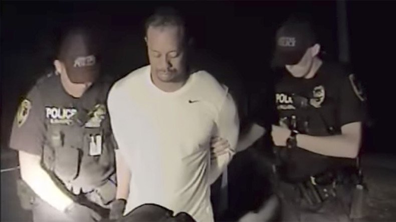 Tiger Woods struggles to walk straight in DUI arrest footage (VIDEO)   