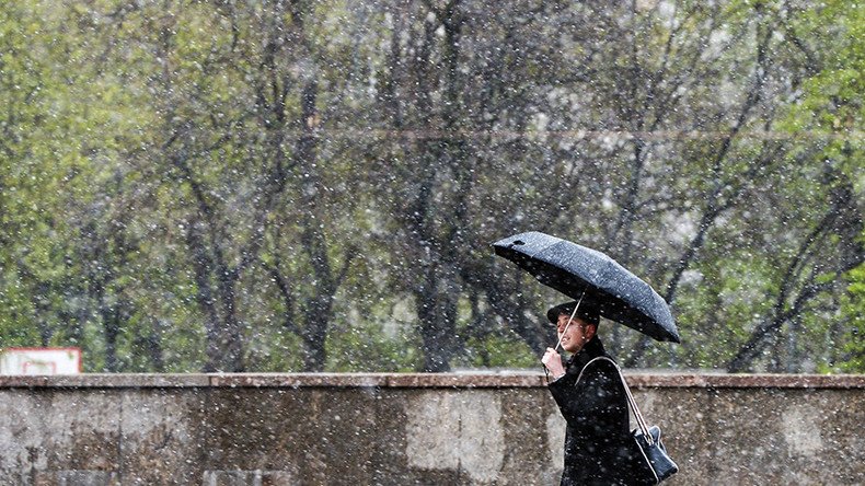 June snow in Moscow – just as Trump pulls US out of Paris climate deal (PHOTOS, VIDEOS)