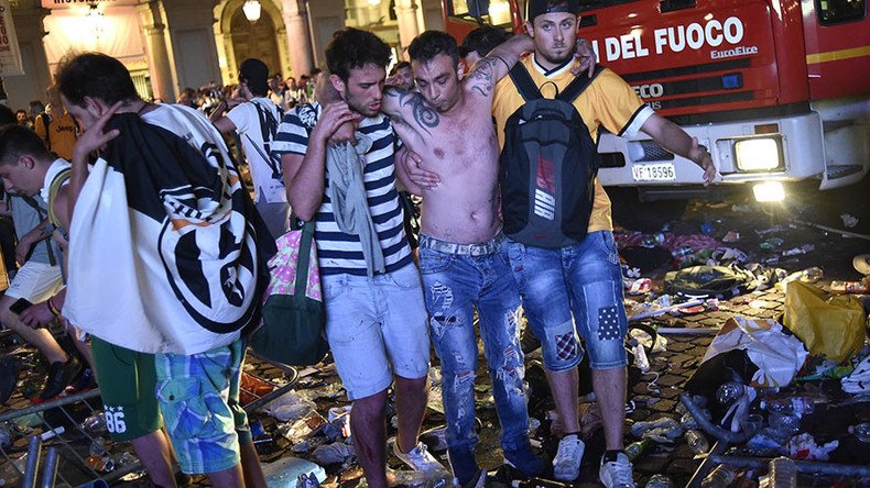 Hundreds injured in Turin stampede after bomb scare during Champions League final (PHOTO, VIDEO)