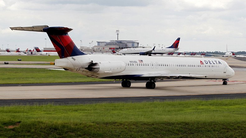 ‘Got the right one?’ Delta pilots cop flak after flight lands at military base