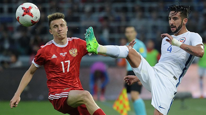 Russia 1-1 Chile: Stalemate in Moscow in pre-Confed Cup friendly