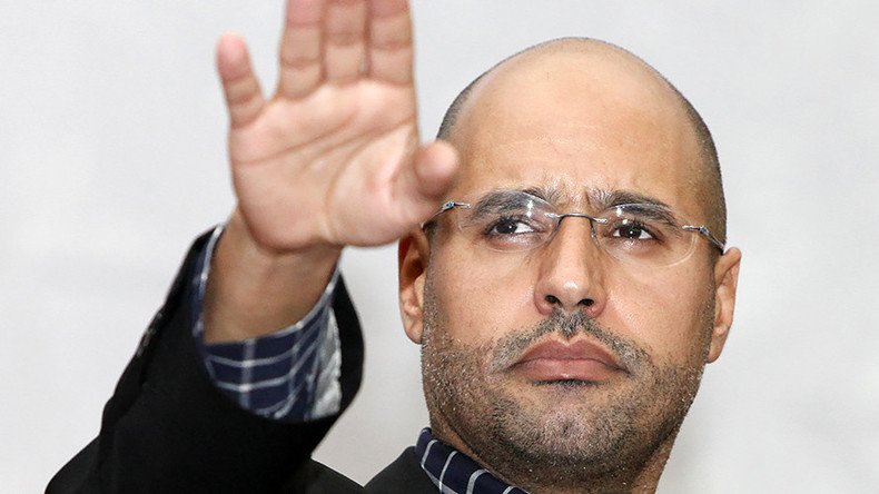 Gaddafi’s son released from prison, Libyan militia says