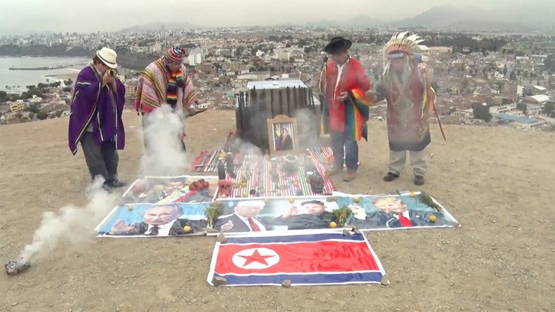 Peruvian shamans perform peace ritual for Trump & Kim Jong-un (VIDEO)