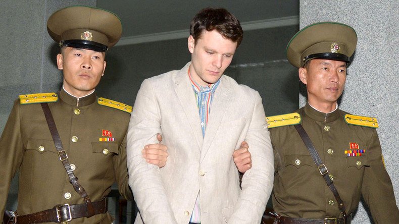 N. Korea releases American student Otto Warmbier sentenced to 15yrs, now in coma