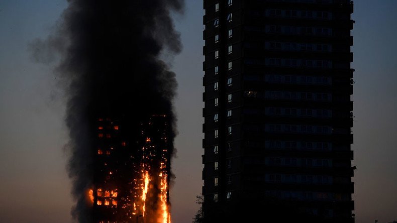 Terrifying videos of west London tower blaze: 120 apartments engulfed, falling debris (VIDEOS)