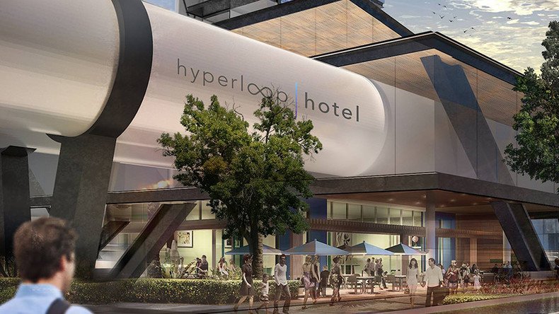 Hyperloop Hotel? Futuristic concept builds on Musk’s high-speed transport tunnel (PHOTO)