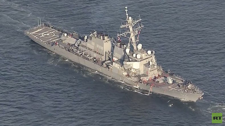 7 missing, at least 3 injured as US Navy destroyer crashes into trade ship off Japan coast