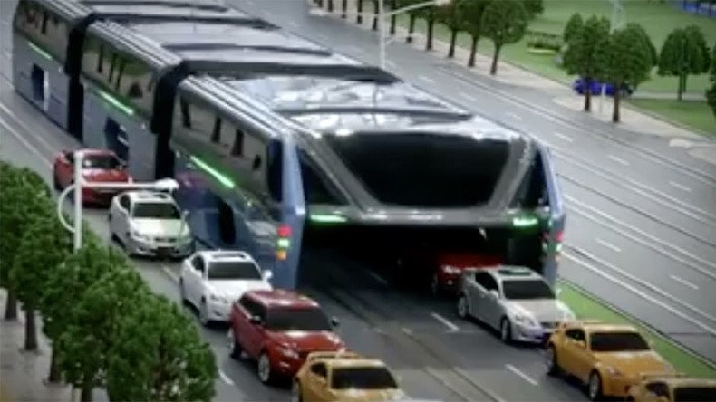 End of the road: China’s futuristic ‘straddling’ bus test site demolished 
