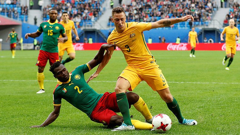 Cameroon 1-1 Australia: Honors even in Group B match in St. Petersburg 