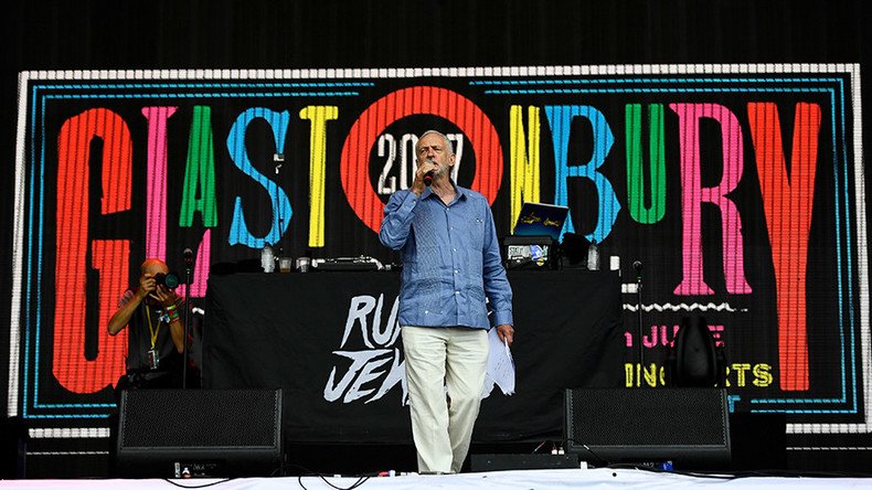 Another world is possible': Corbyn headlines Glastonbury stage with message  of unity (VIDEO) — RT World News