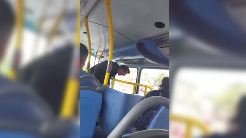 Man spits at London bus driver in unhinged xenophobic tirade (VIDEO)