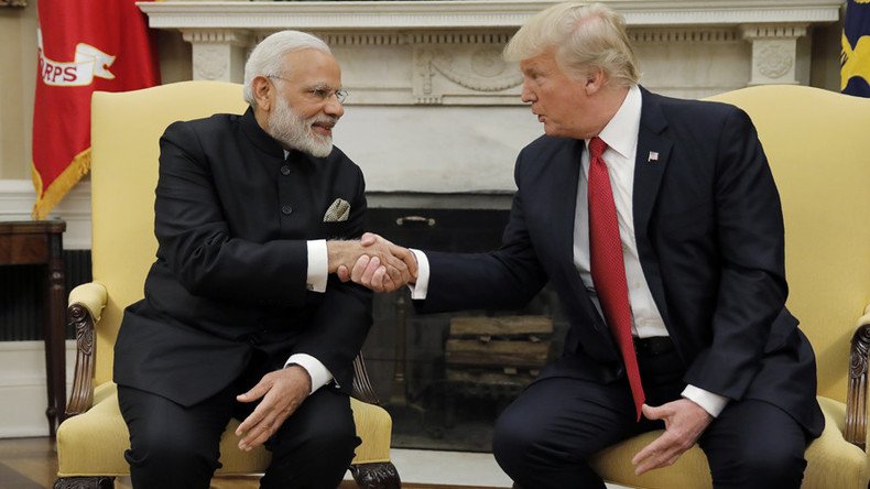 Trump hosts Indian PM Modi to discuss H1-B visas, security & more